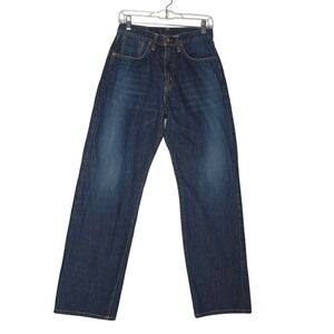 Edwin 505 Selvedge Denim Jeans Dark Wash Made in Japan Straight Leg Mens 29
Rare